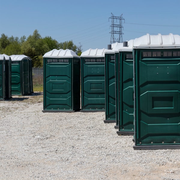 what is the difference between a standard event portable restroom and a luxury event toilet